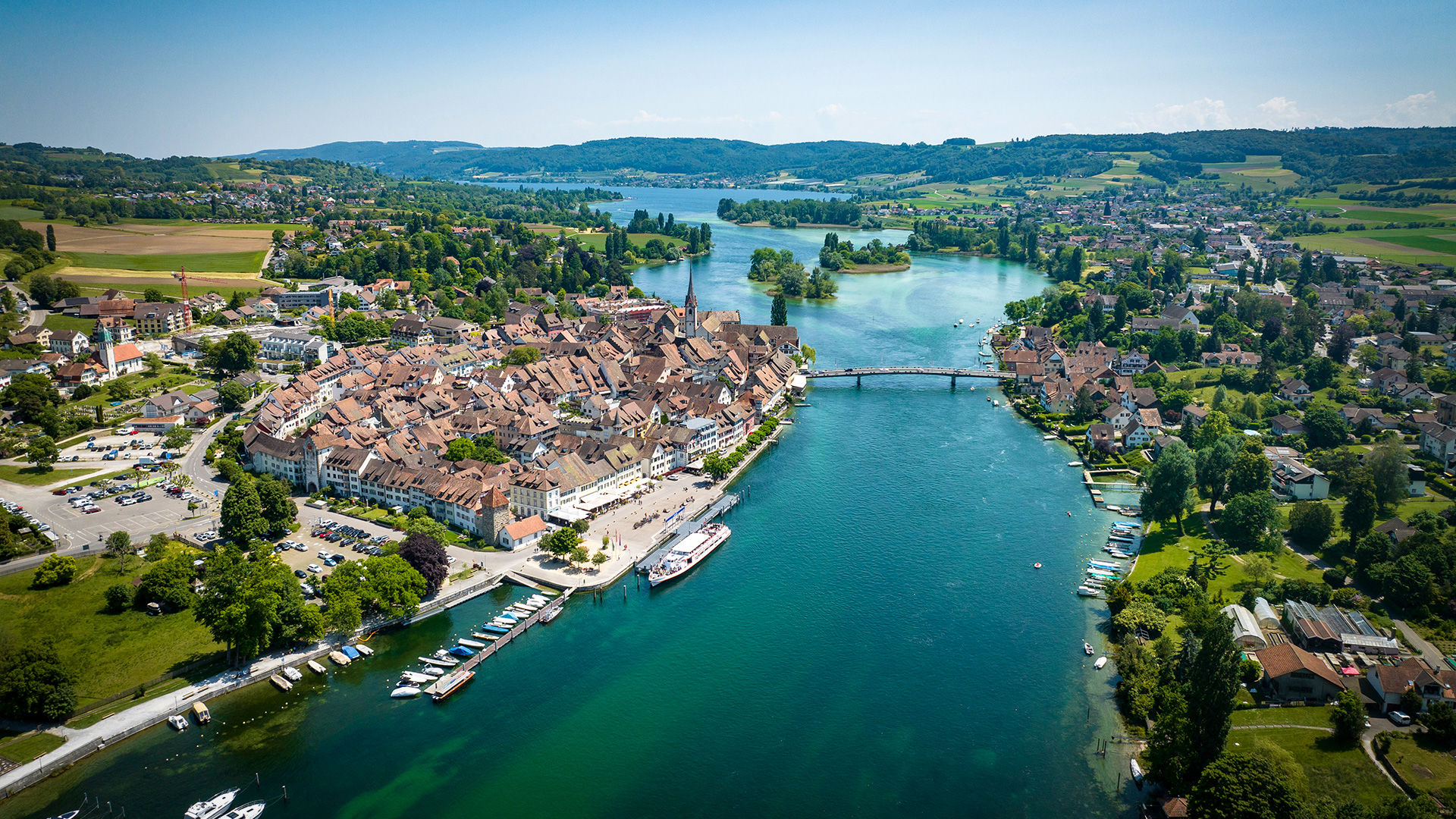 Luftaufnahme Stein am Rhein